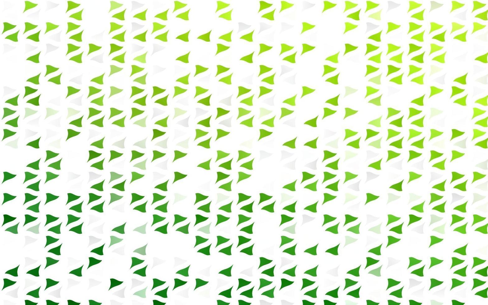 Light Green vector pattern in polygonal style.