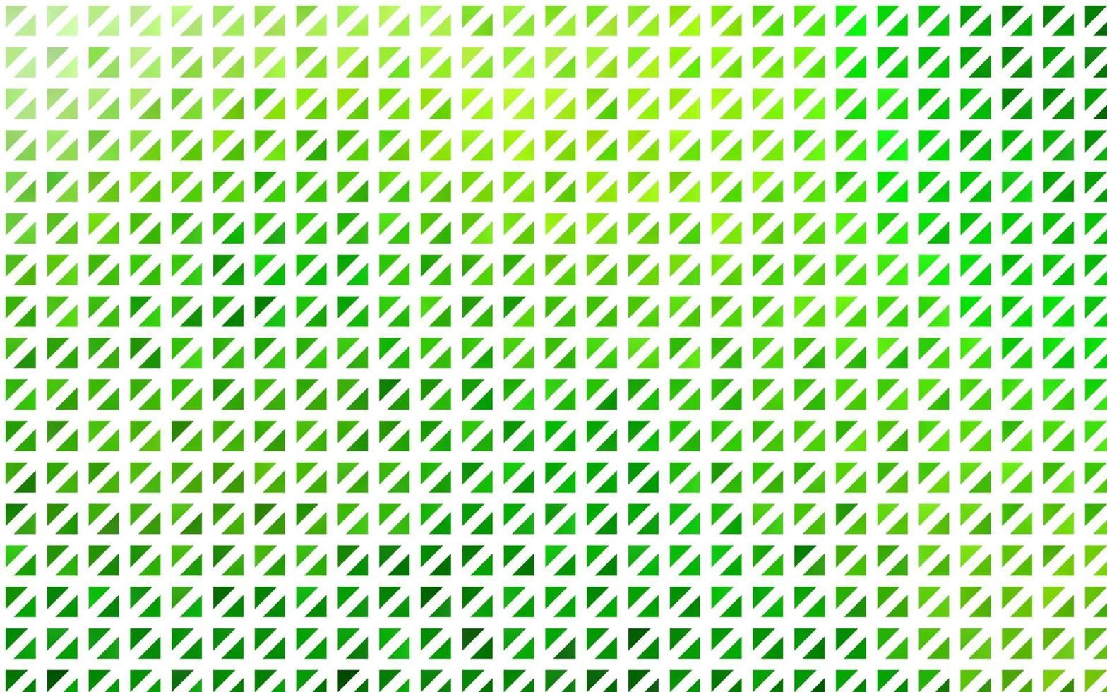 patrón de vector verde claro en estilo poligonal.
