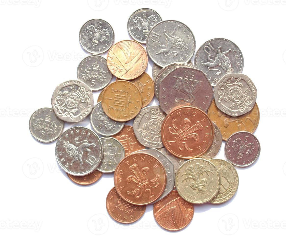 Pound coins, United Kingdom photo