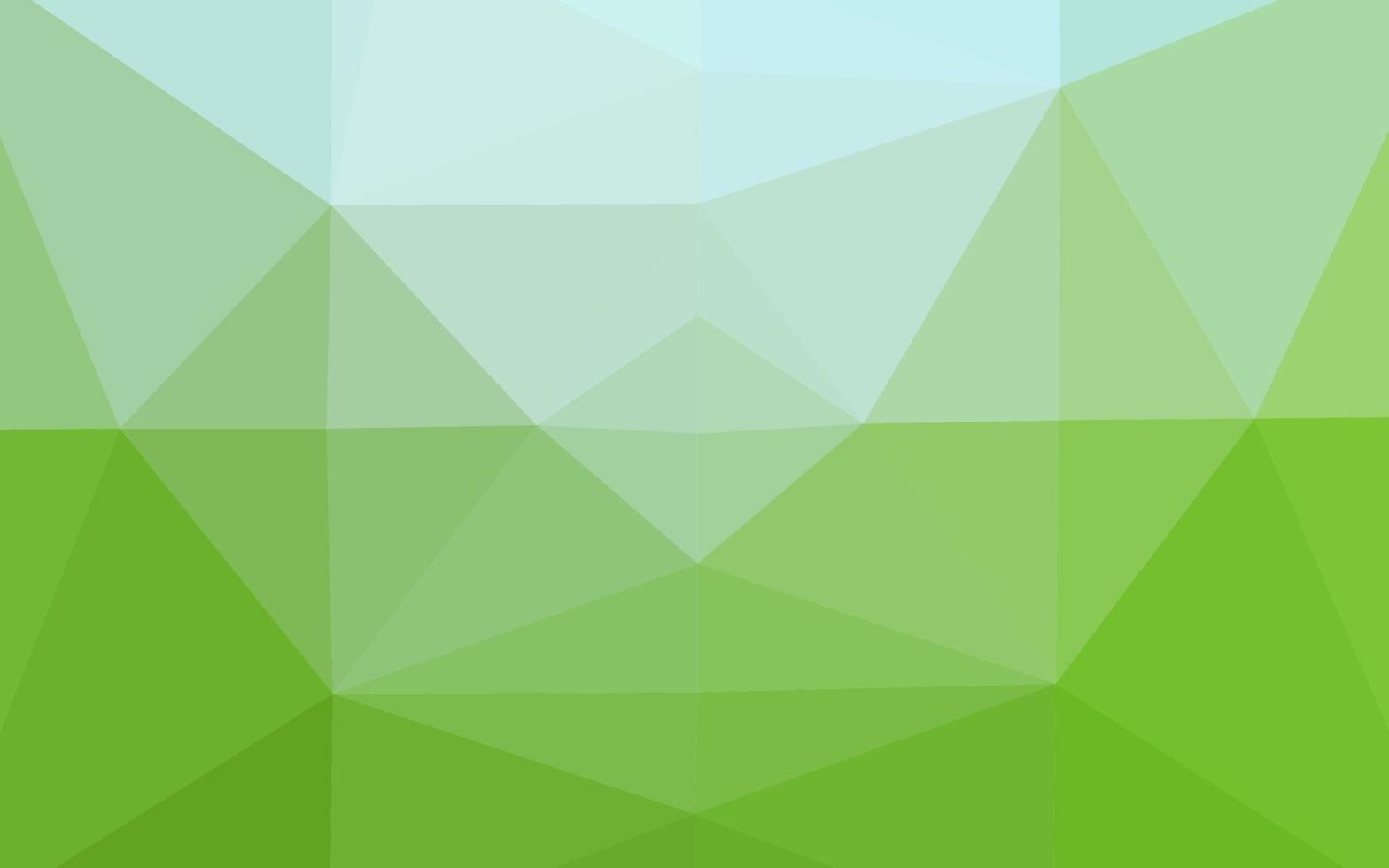 Light Green vector triangle mosaic texture.