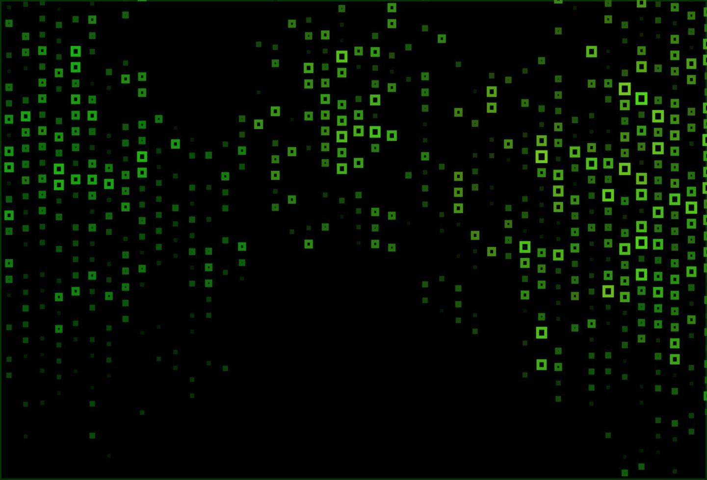 Dark Green vector layout with lines, rectangles.