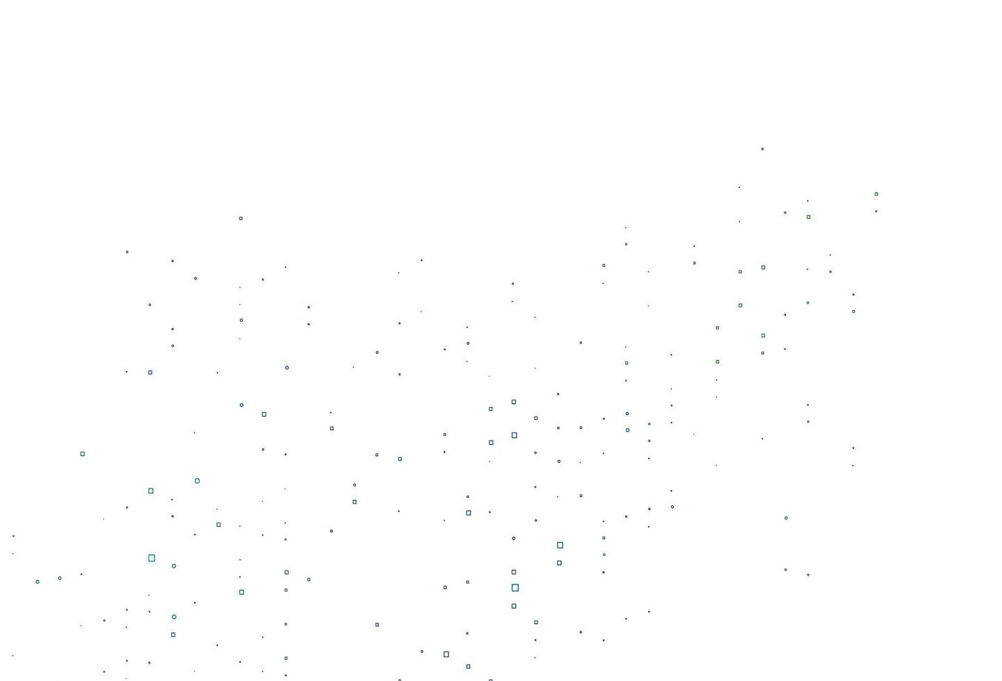 Light Blue, Green vector backdrop with lines, rectangles.