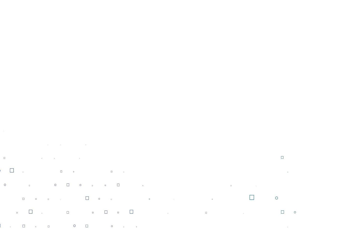 Light BLUE vector cover with circles, cubes.