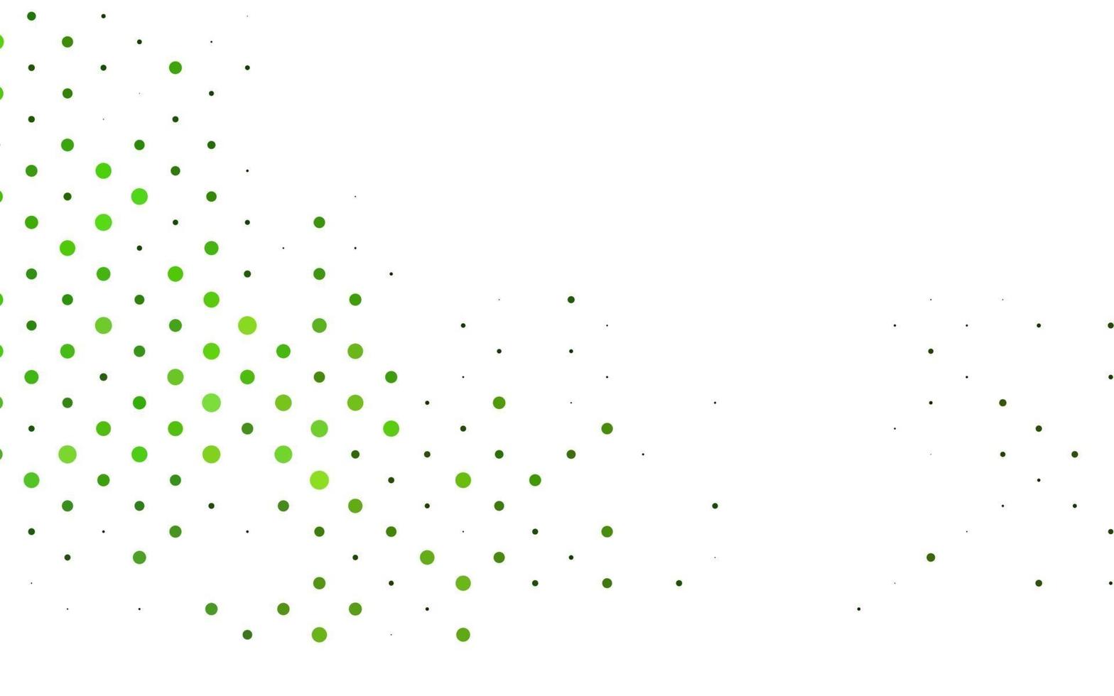 Light Green vector layout with circle shapes.