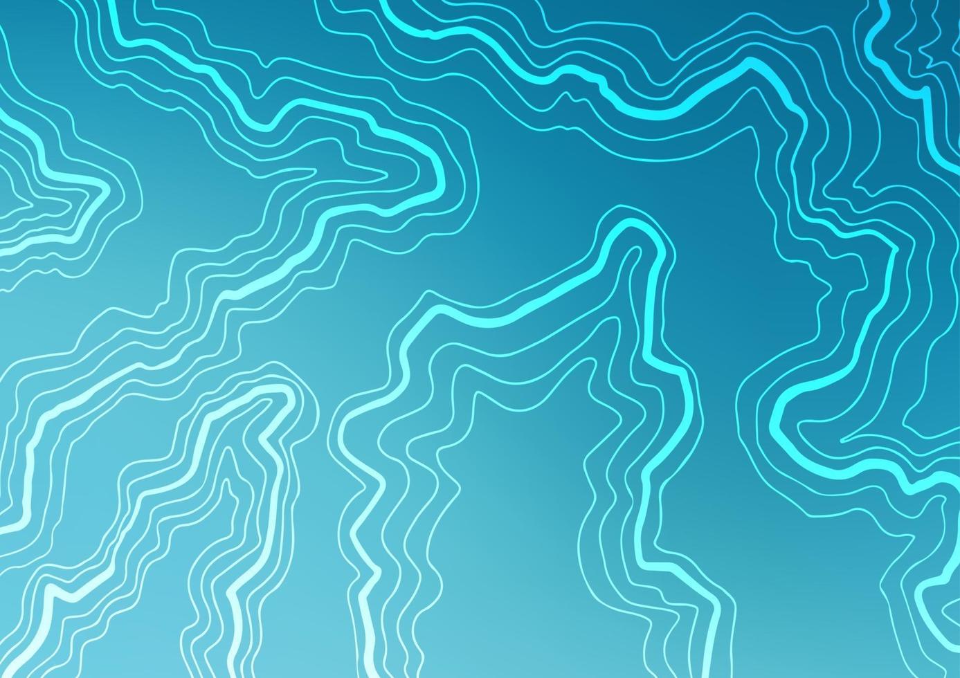 Light BLUE vector background with abstract lines.