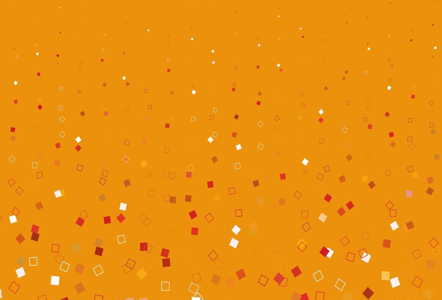textura de vector rojo, amarillo claro con estilo rectangular.