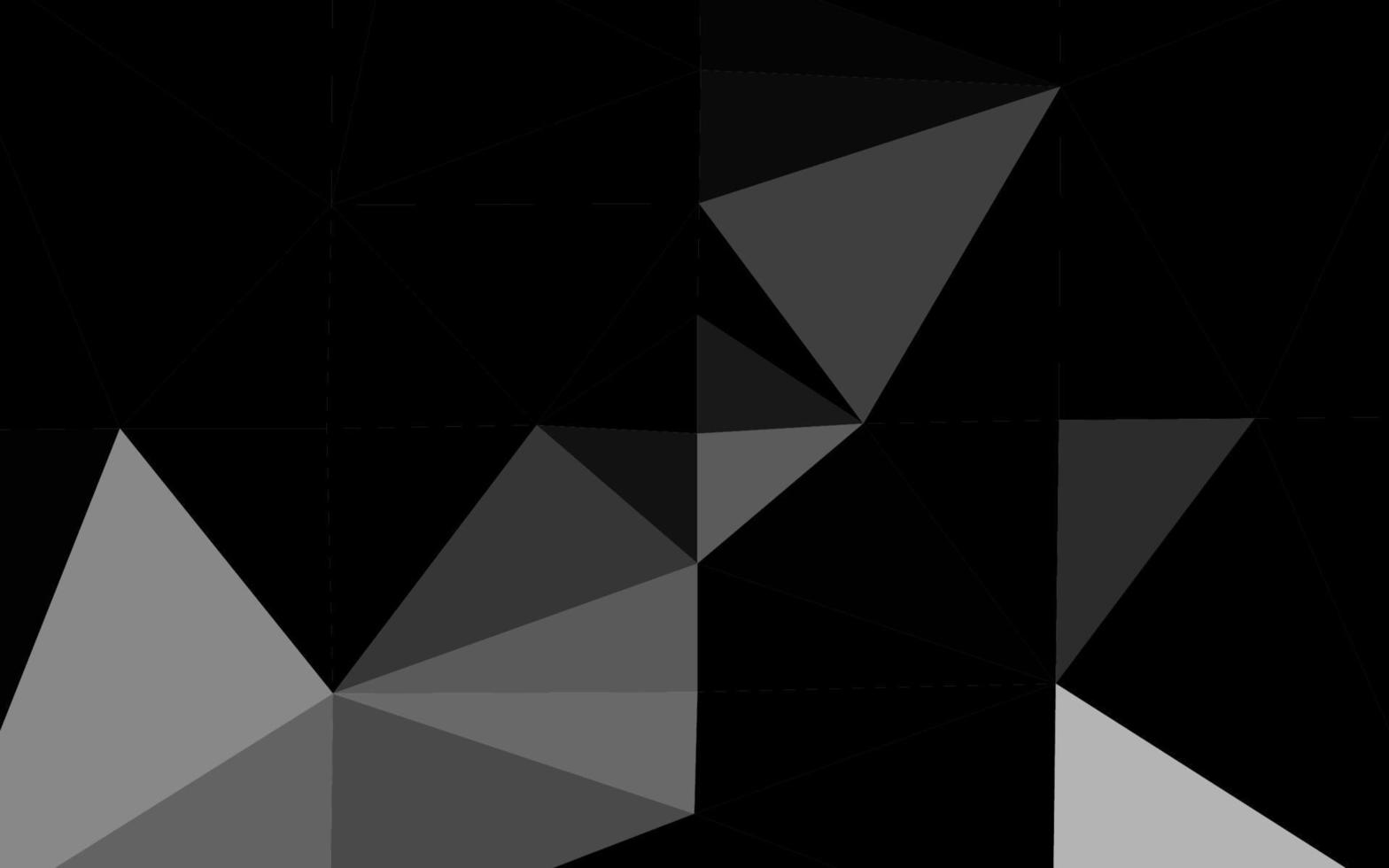 Light Silver, Gray vector polygon abstract layout.