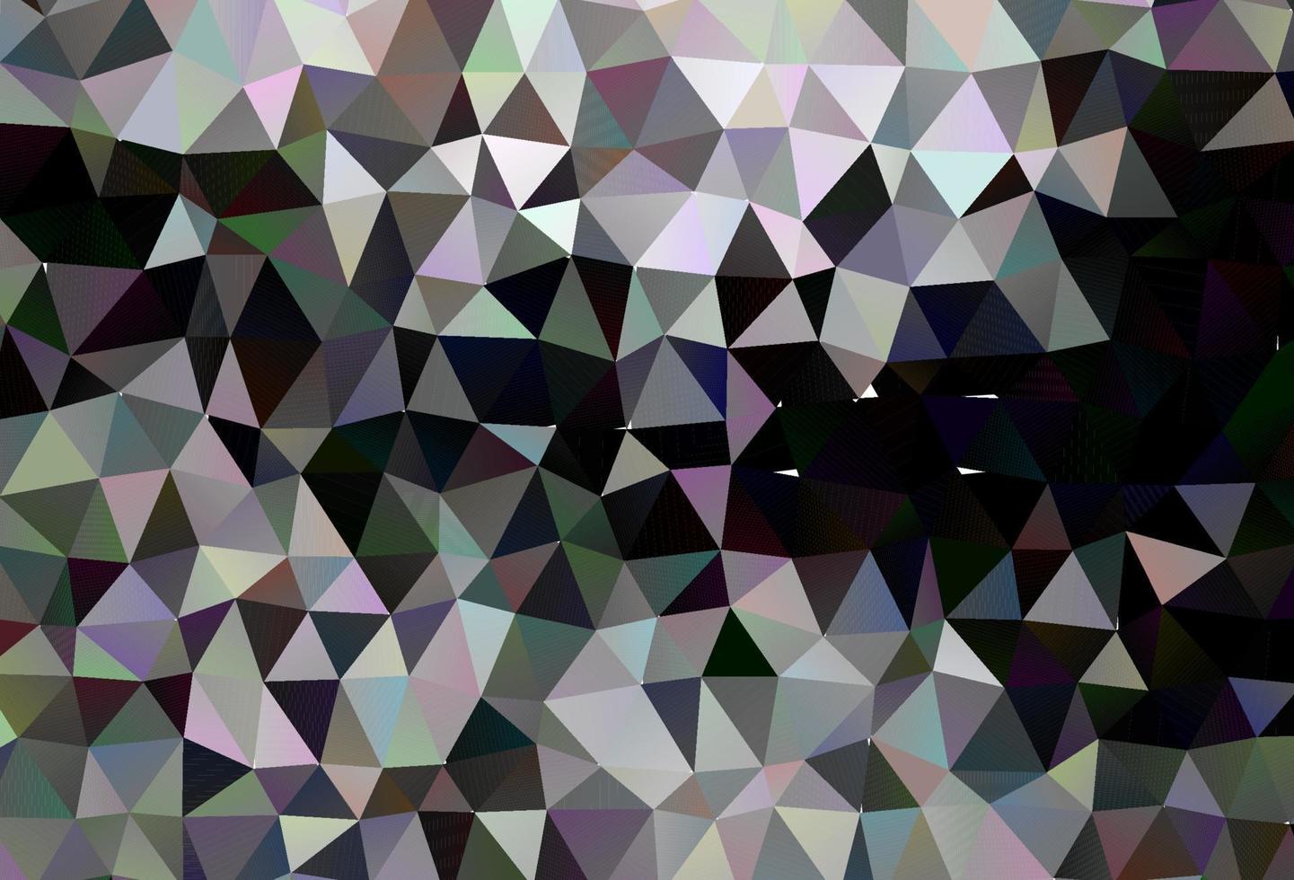 Light Silver, Gray vector abstract polygonal texture.