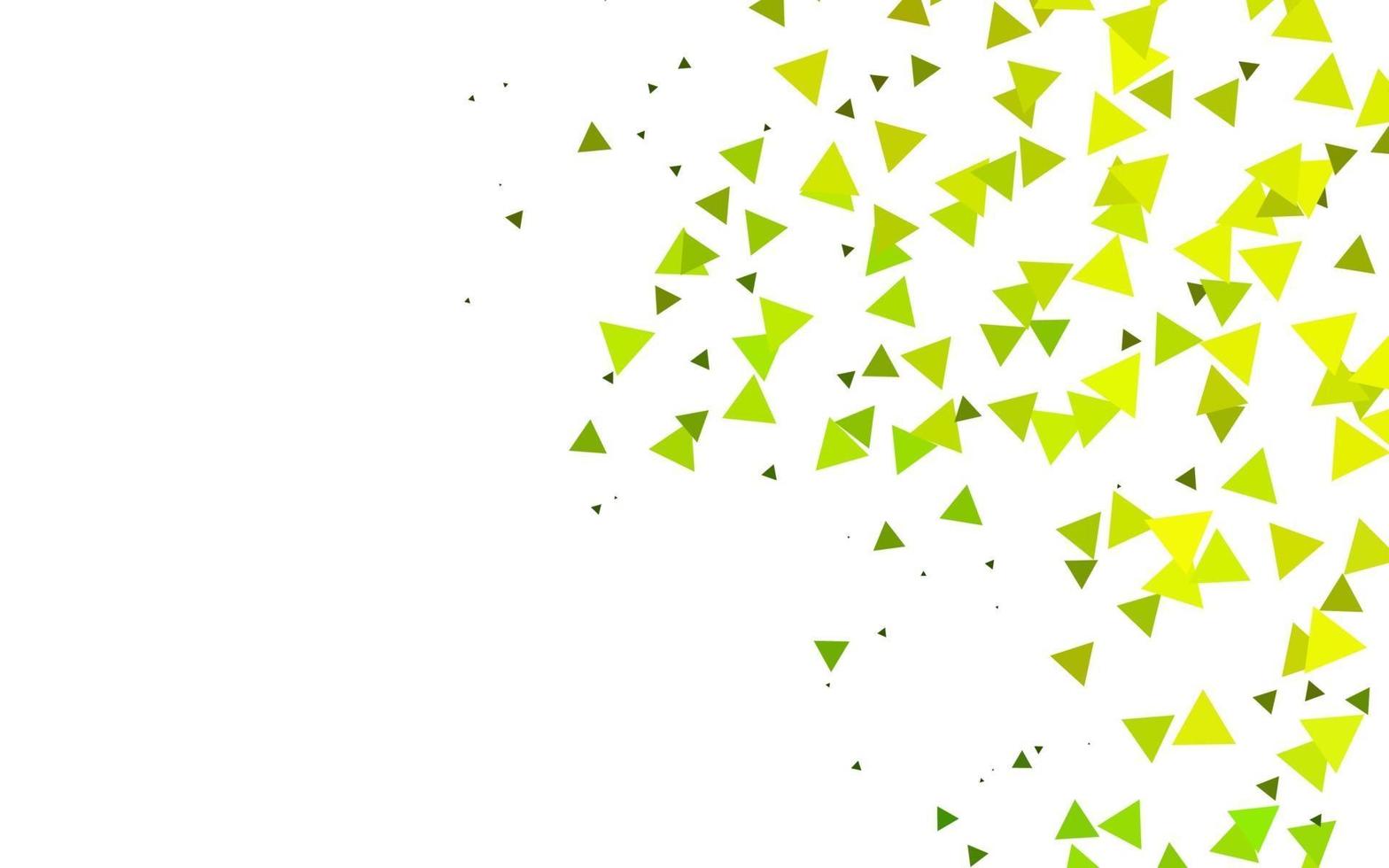 Light Green vector backdrop with lines, triangles.