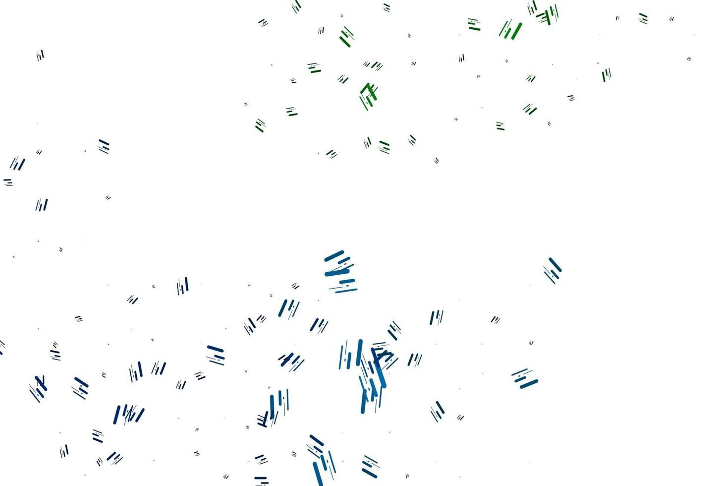 Light Blue, Green vector template with repeated sticks.