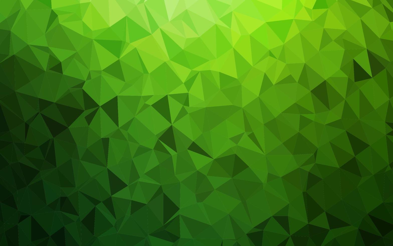 Light Green vector abstract mosaic background.