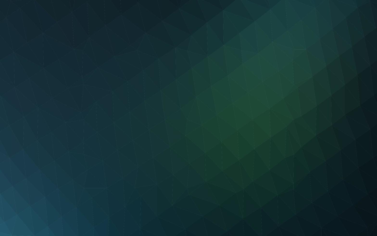 Dark Green vector low poly texture.