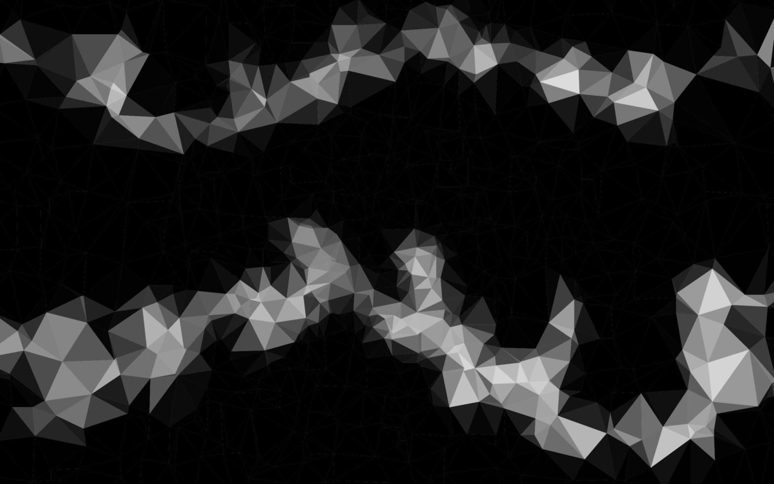 Dark Silver, Gray vector abstract mosaic pattern.