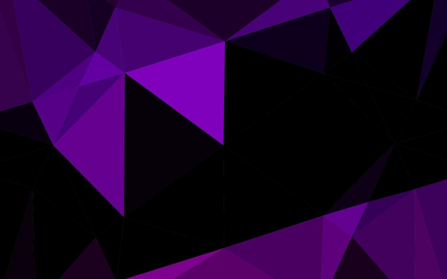 Dark Purple vector shining hexagonal template.