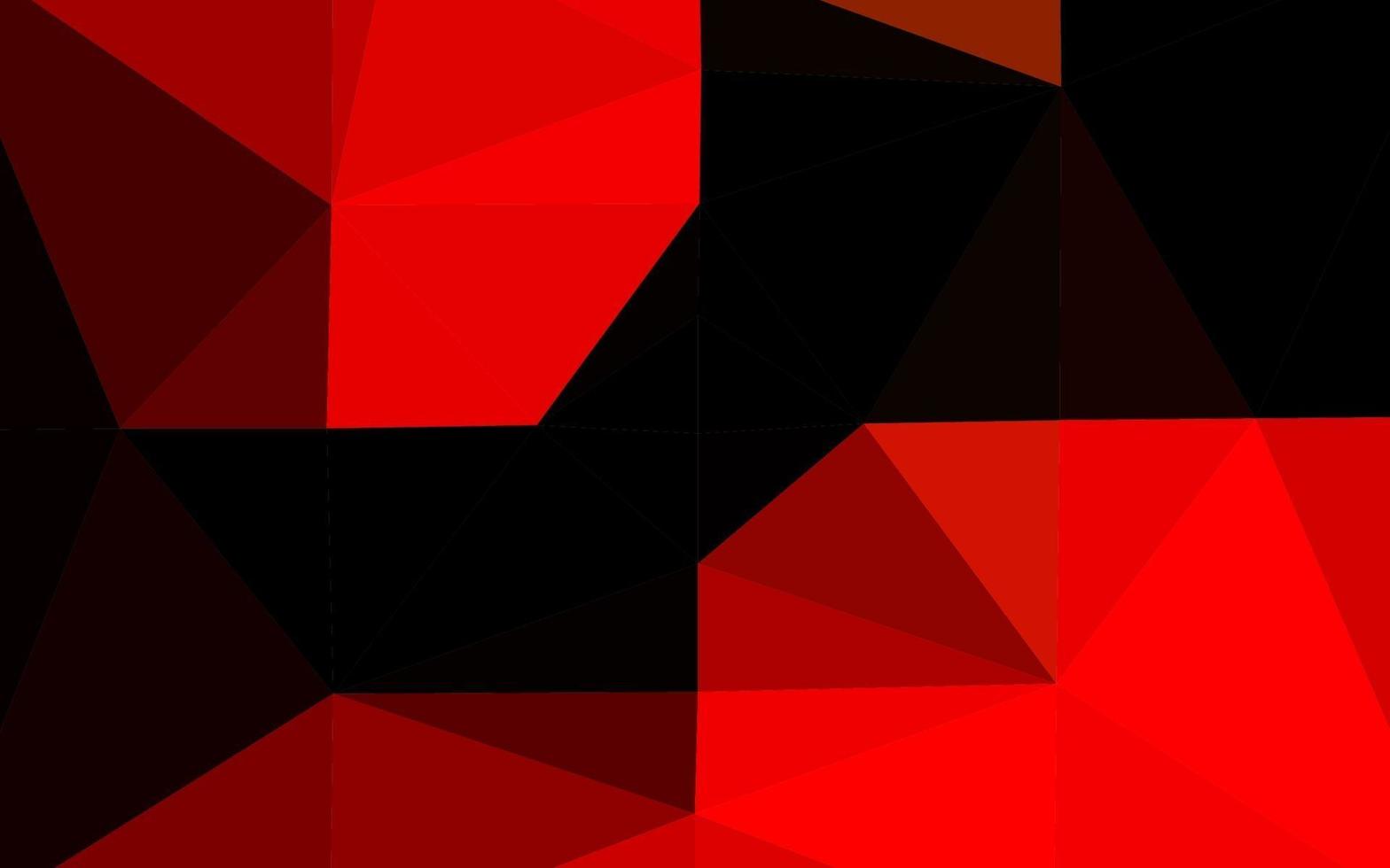 Light Red vector polygonal pattern.