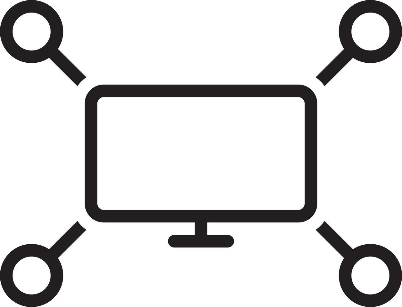 Line icon for distribution channels vector