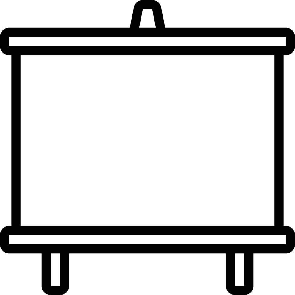 Line icon for whiteboard vector