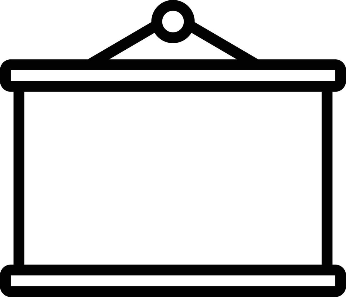 Line icon for blackboard vector