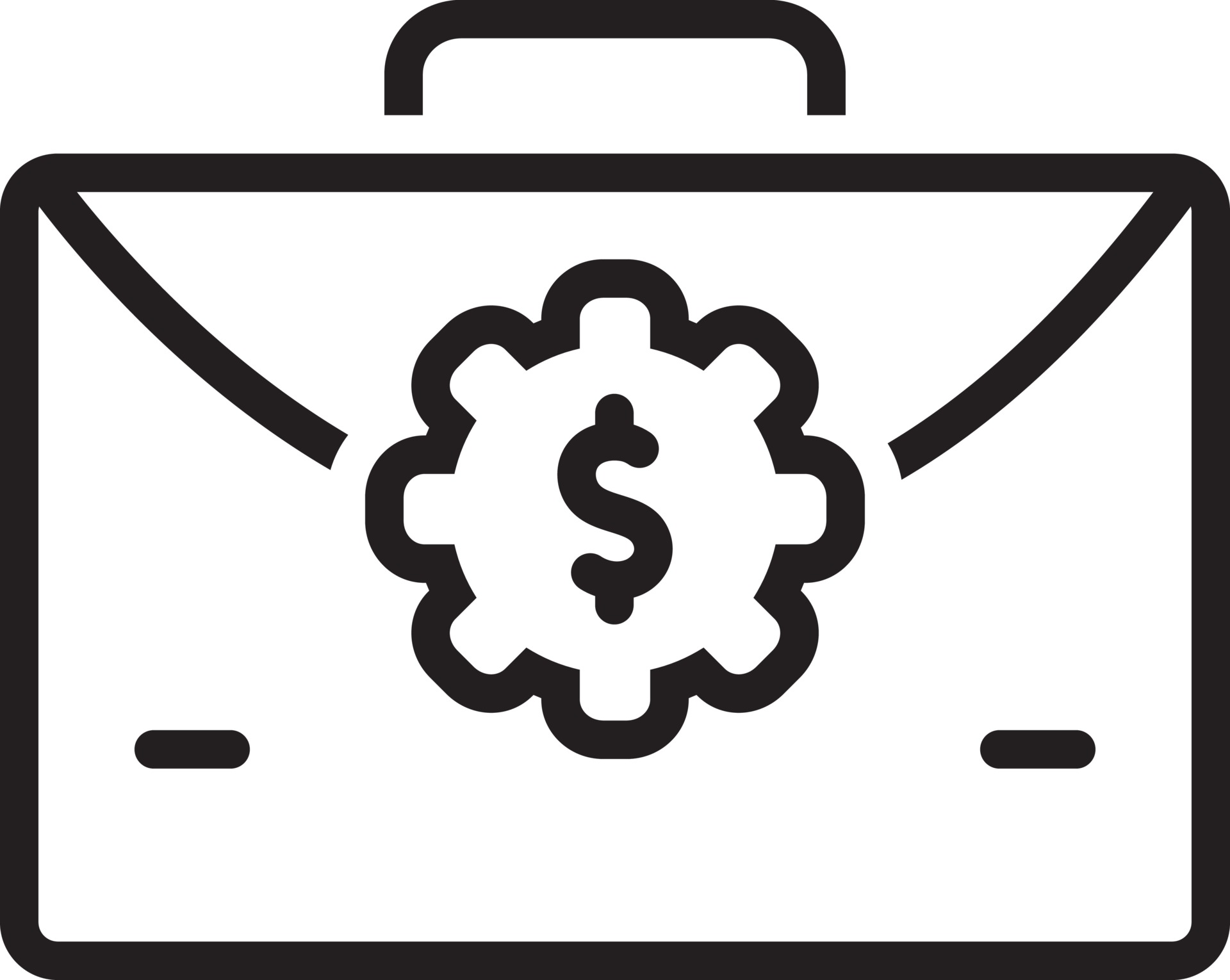 Line icon for business case 3377624 Vector Art at Vecteezy