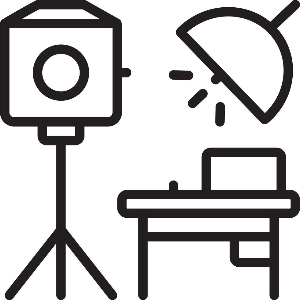 icono de línea para estudio vector