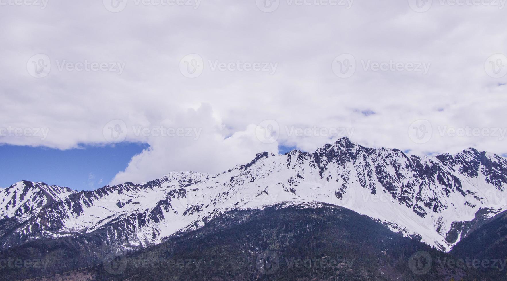 Meili snow Mountain Kawa Karpo located in Yunnan Province, China photo