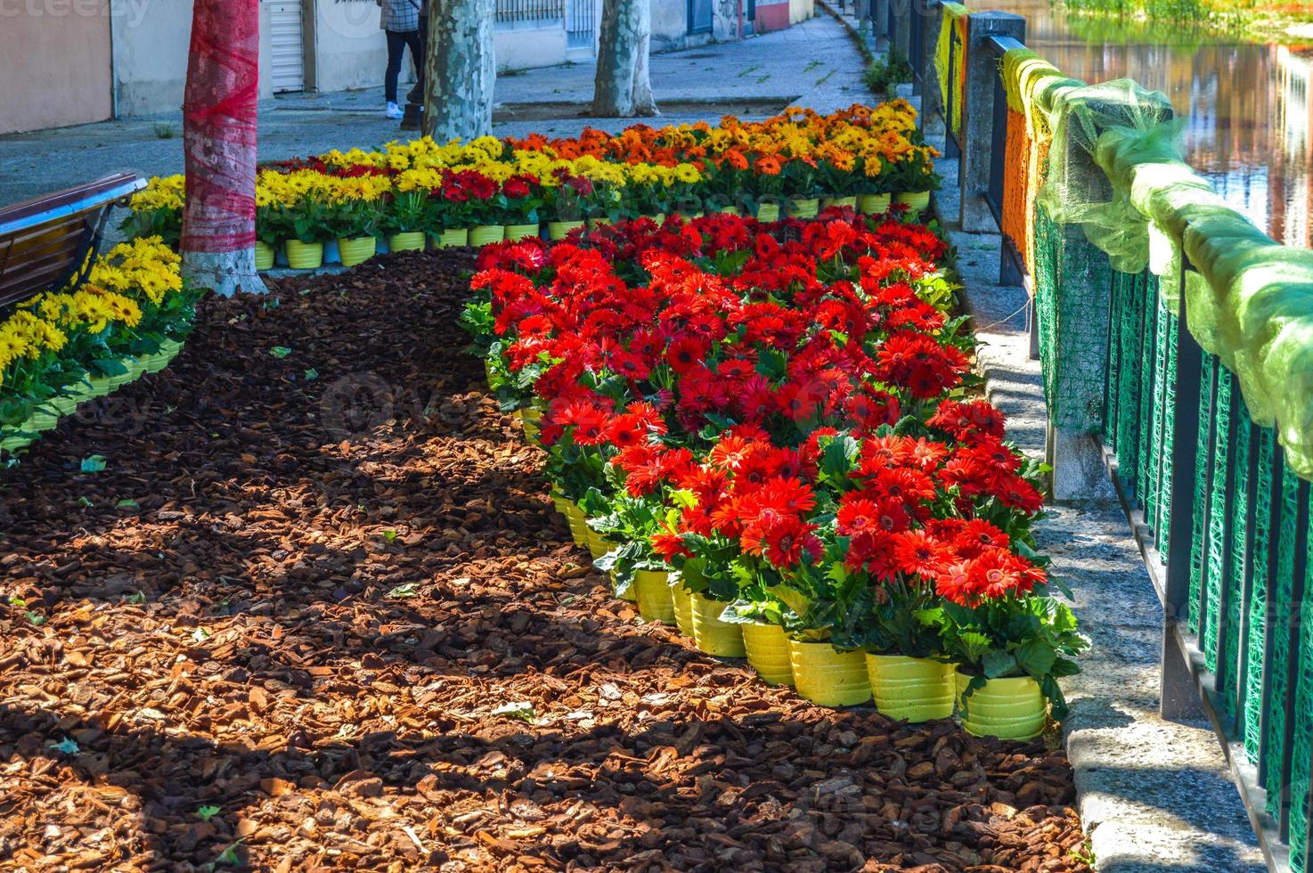 festival de las flores en girona temps de flors, españa. 2018 foto