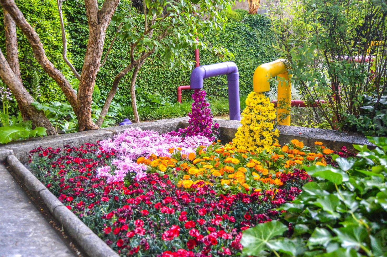Flower Festival in Girona Temps de Flors, Spain. 2018 photo
