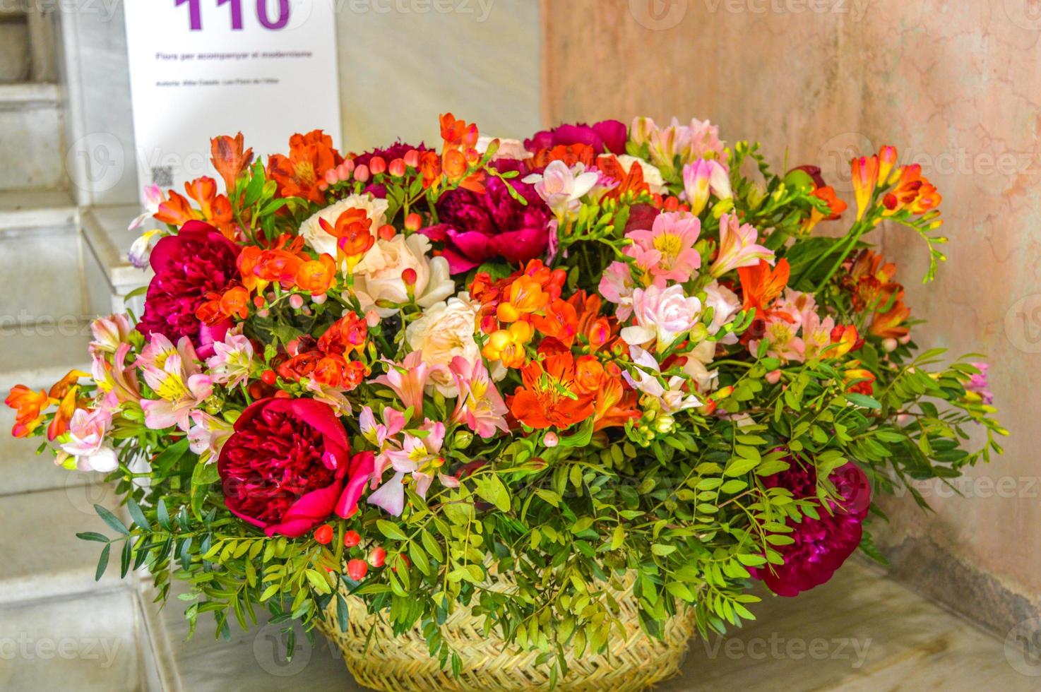 Flower Festival in Girona Temps de Flors, Spain. 2018 photo