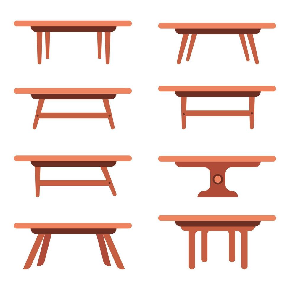 Brown workbench flat design vector
