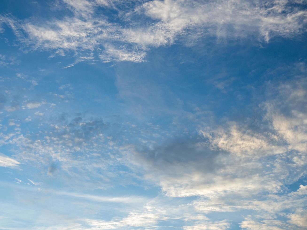 Sky and clouds at sunset. photo