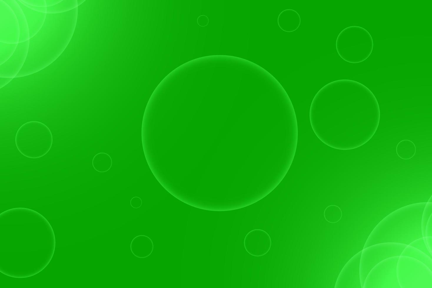 Green abstract background with wavy shine effect isolated vector