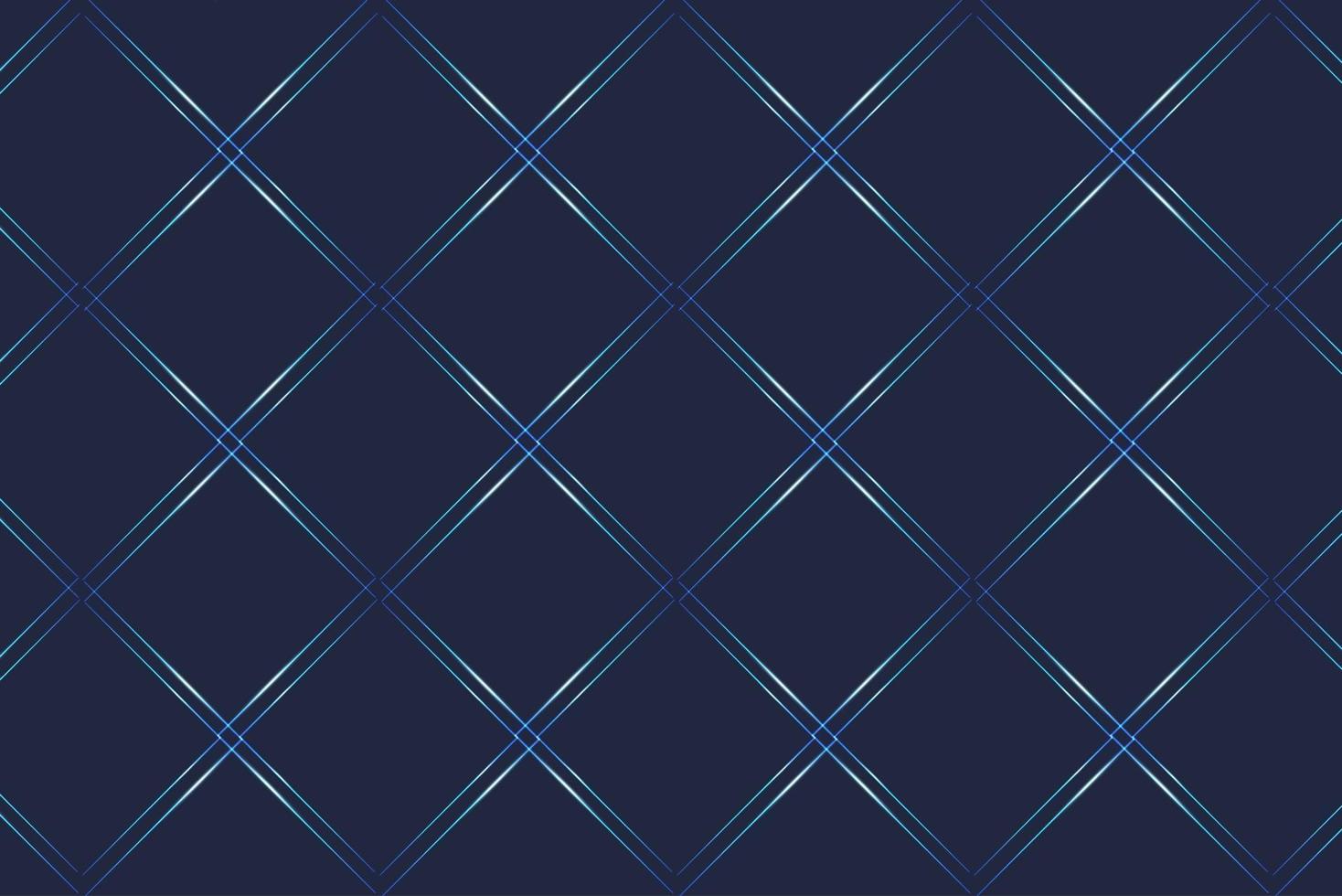 Abstract blue pattern repeat background with shiny glow vector