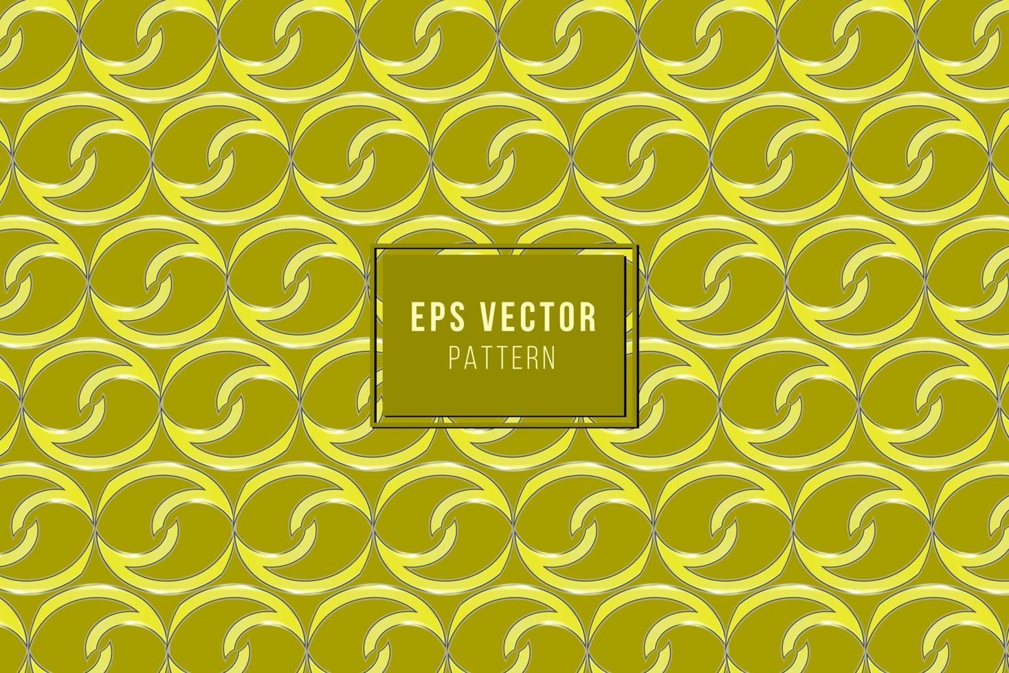 Yellow pattern background with editable colors vector