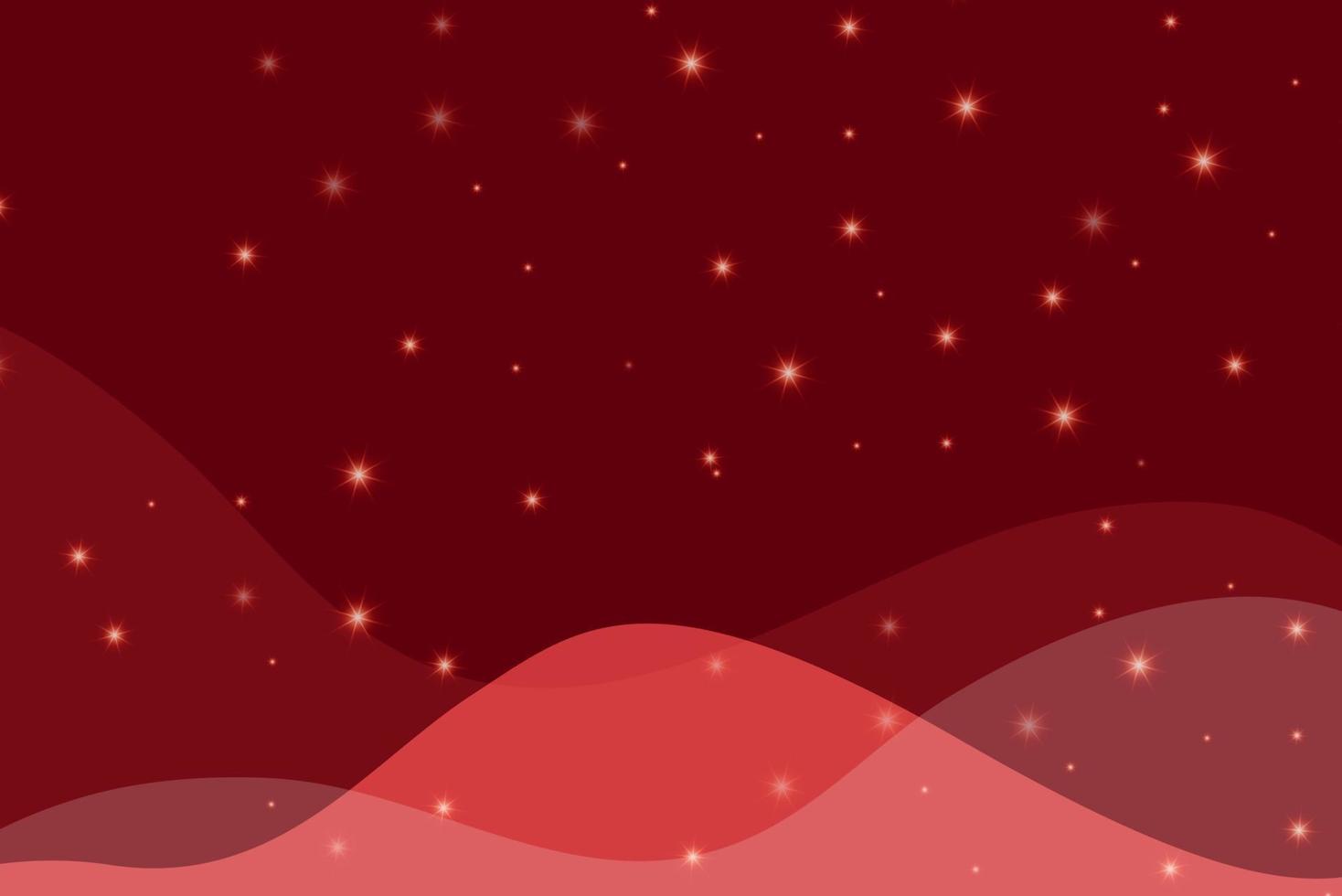 Red galaxy abstract background space with stars cosmic vector