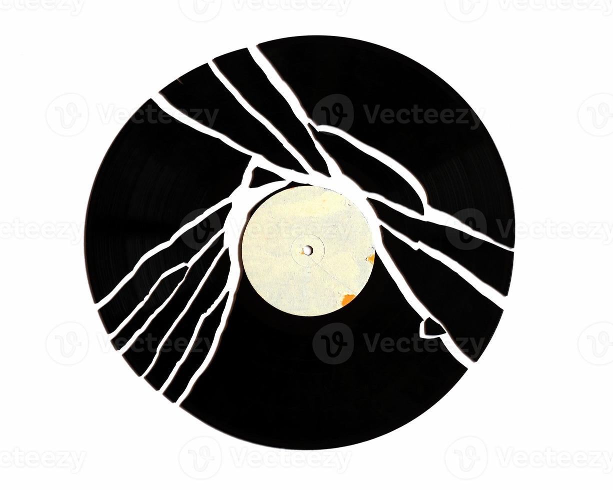 Broken vinyl record 3380142 Stock Photo at Vecteezy