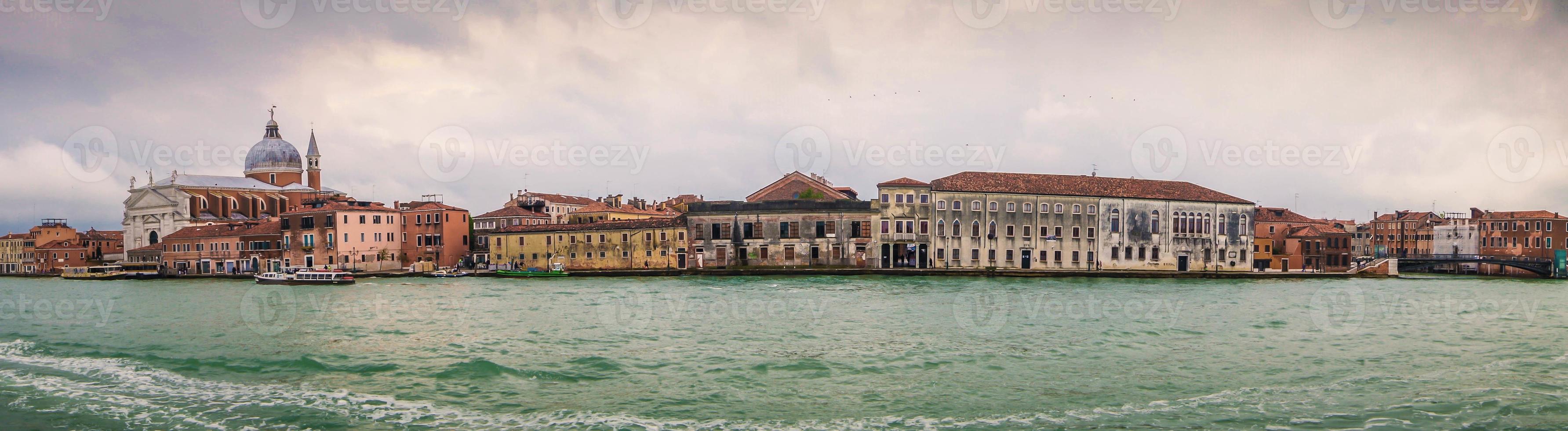 Venice City in the lagoon of the adriatic sea photo