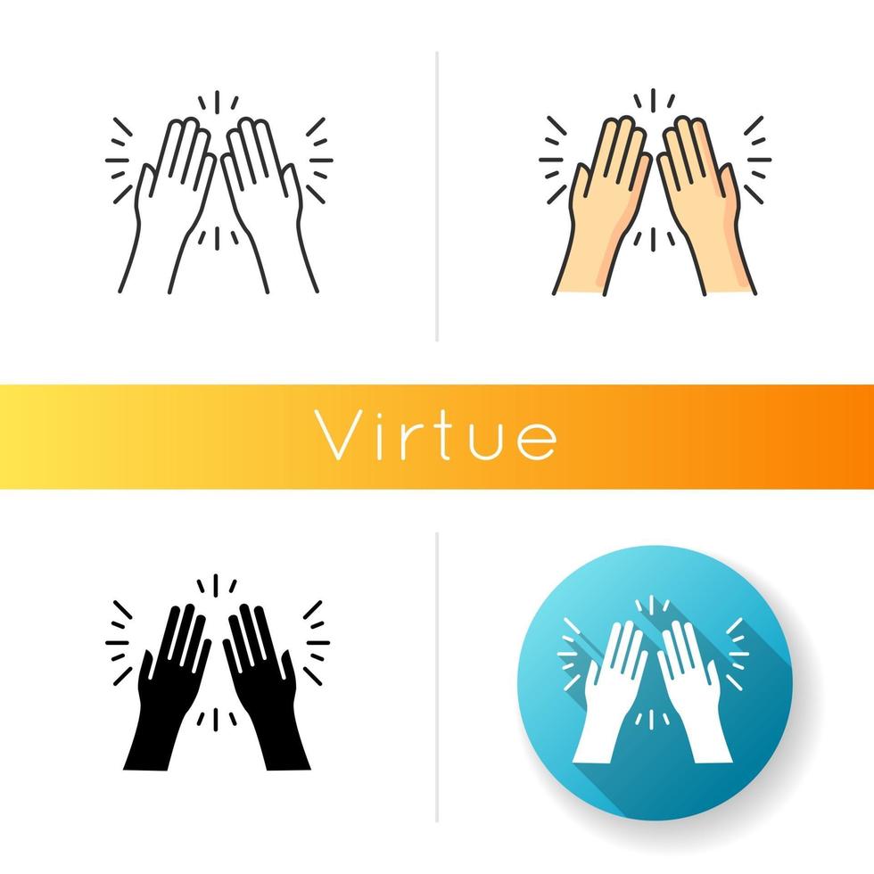 Virtue vector icon