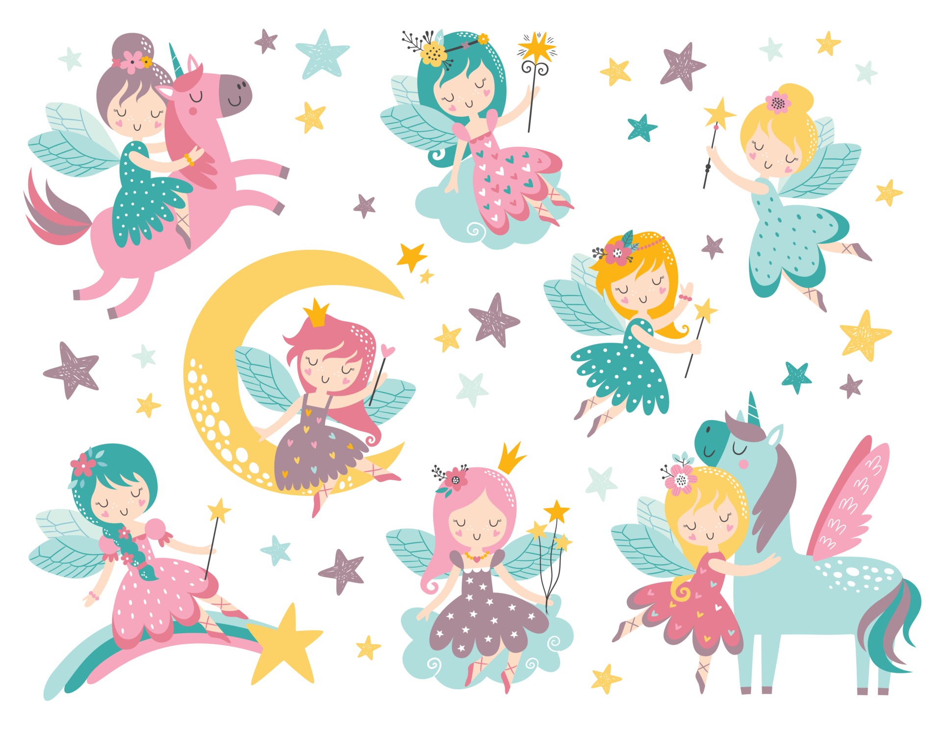 Fairy Vector Art, Icons, and Graphics for Free Download