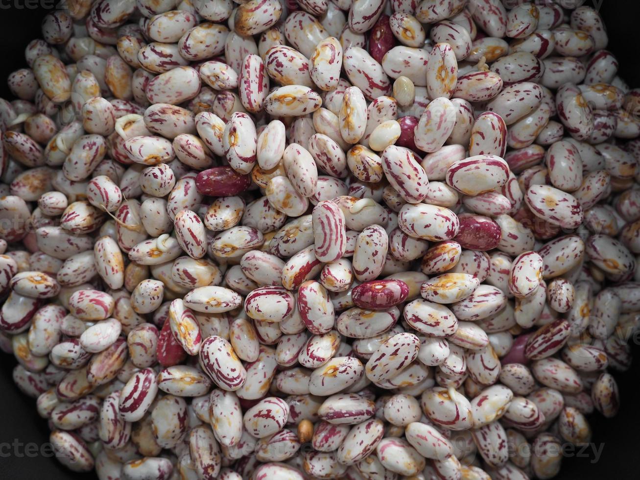 fondo de comida de frijoles carmesí foto