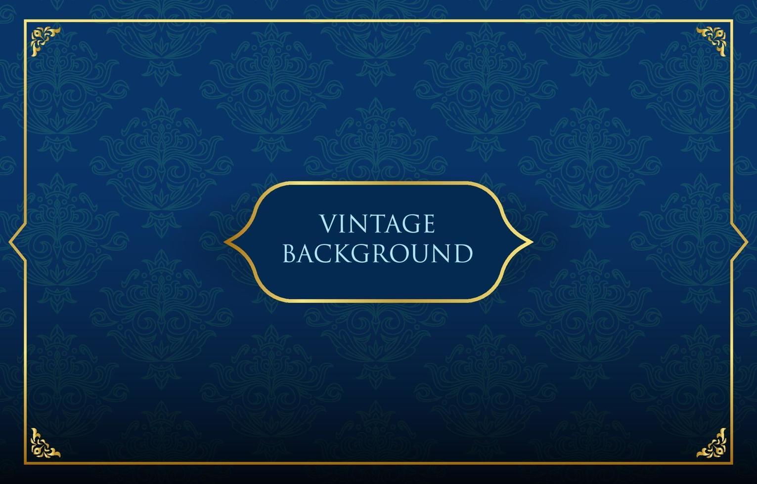 Vintage Ornamental Background Template vector