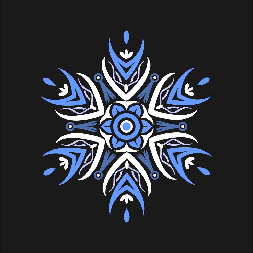Modern mandala art vector design with a beautiful mix of colors