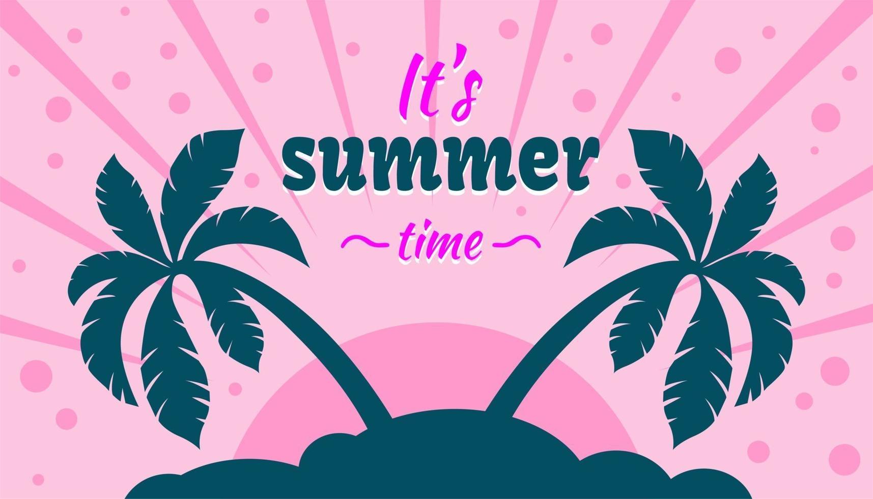 Colorful Summer background layout banners design vector