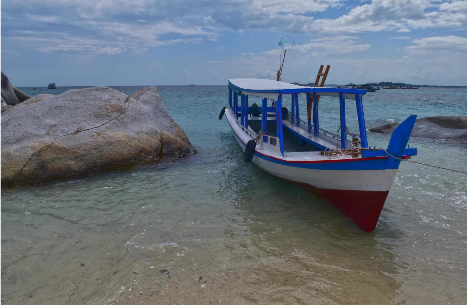 hermosa naturaleza marina de lombok, indonesia foto