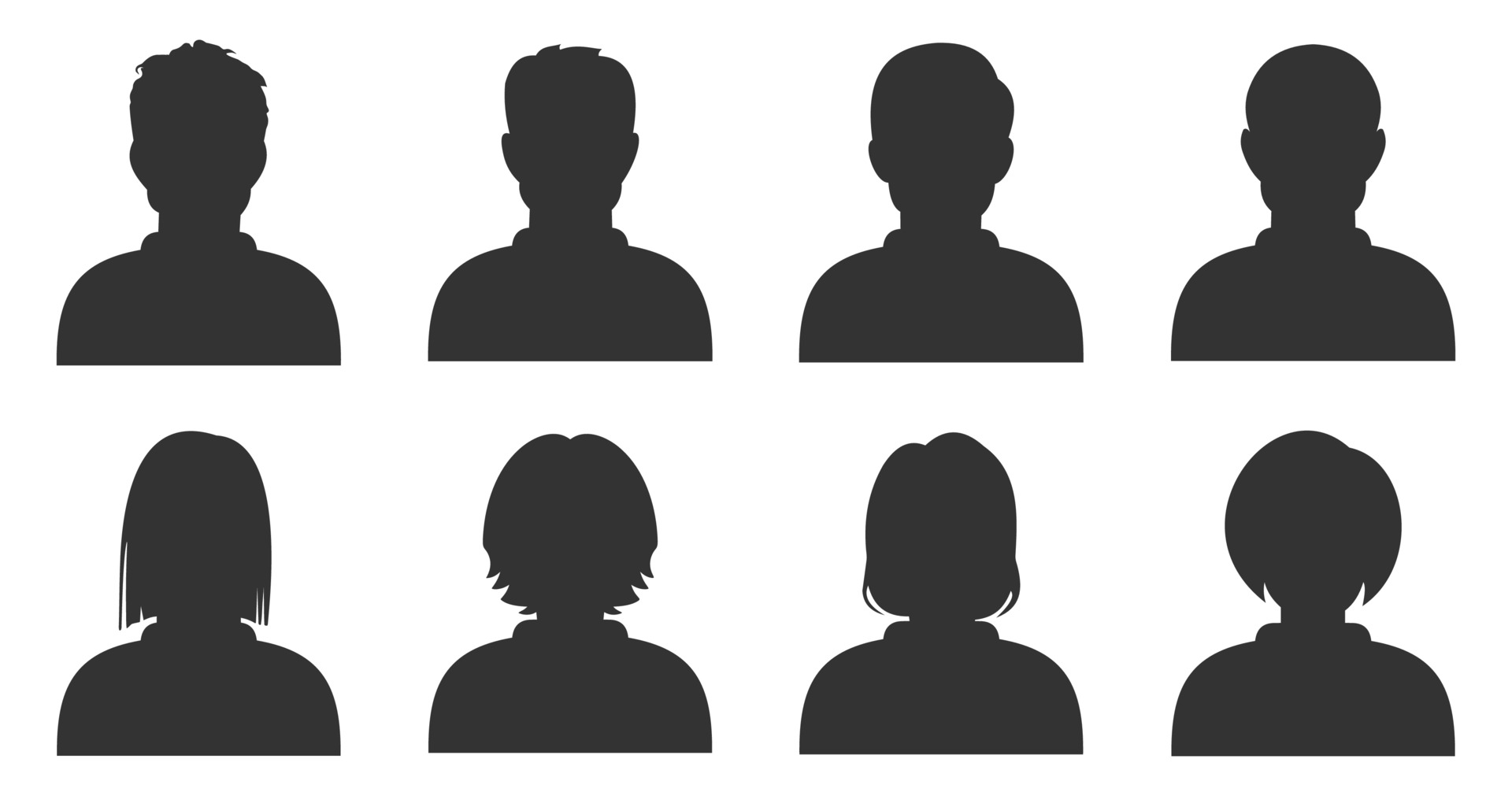 People Icon Vector Male and Female Person Profile Avatar Stock Vector -  Illustration of client, people: 102655318