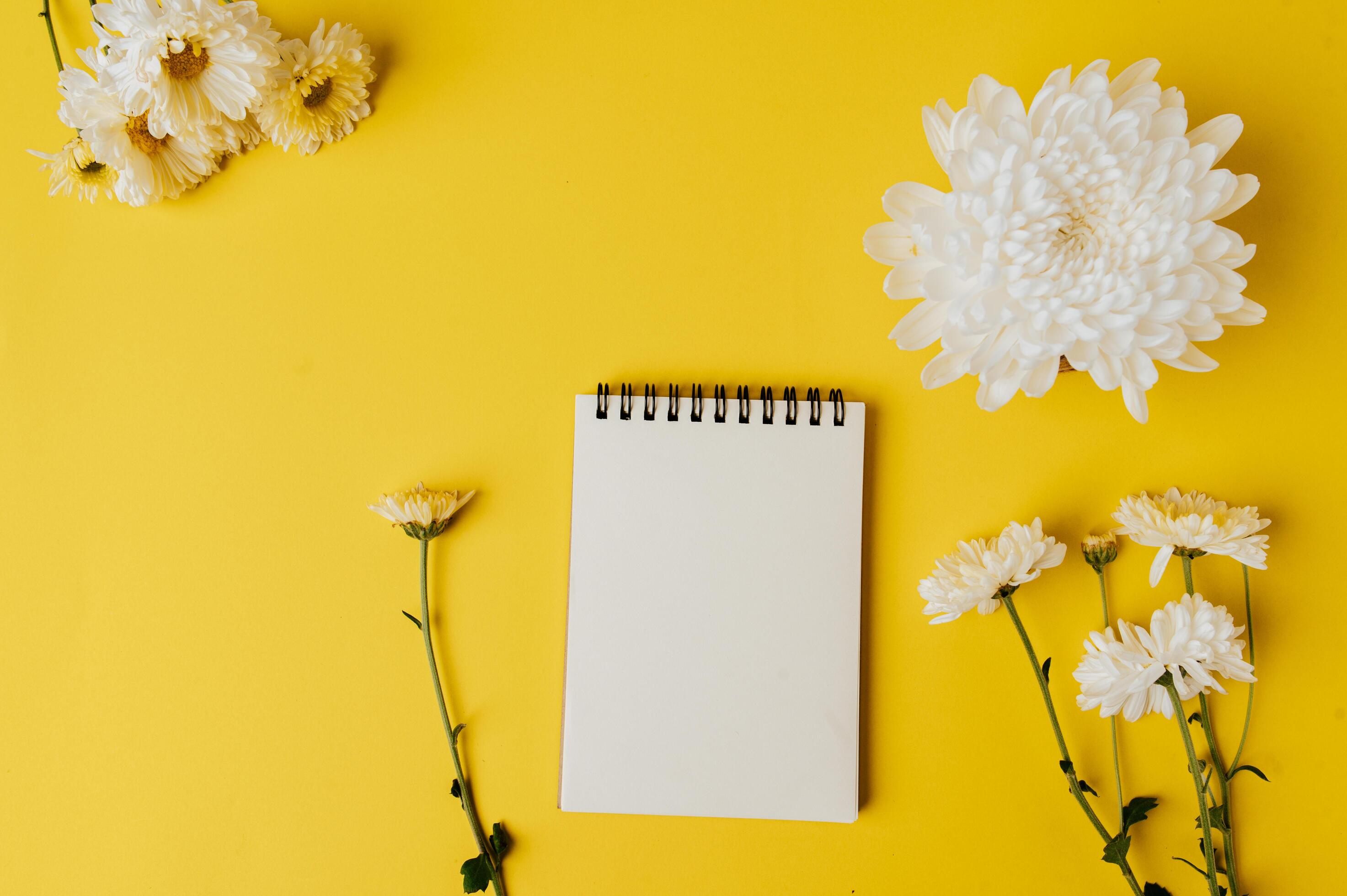 Yellow Notepad Background