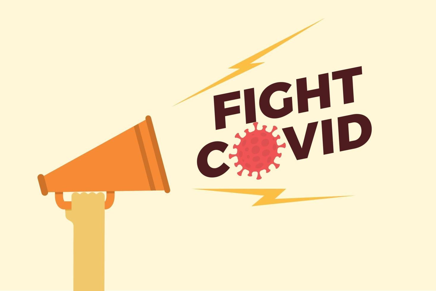 Stop Covid-19 Spread vector