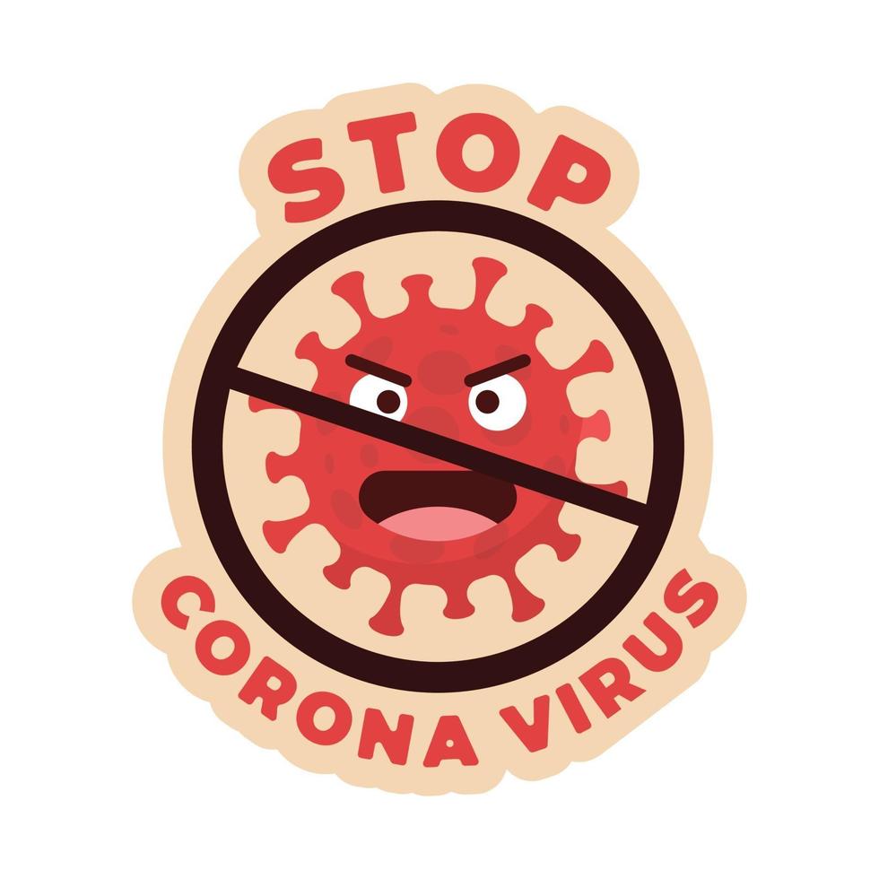 Stop Corona Covid-19 vector