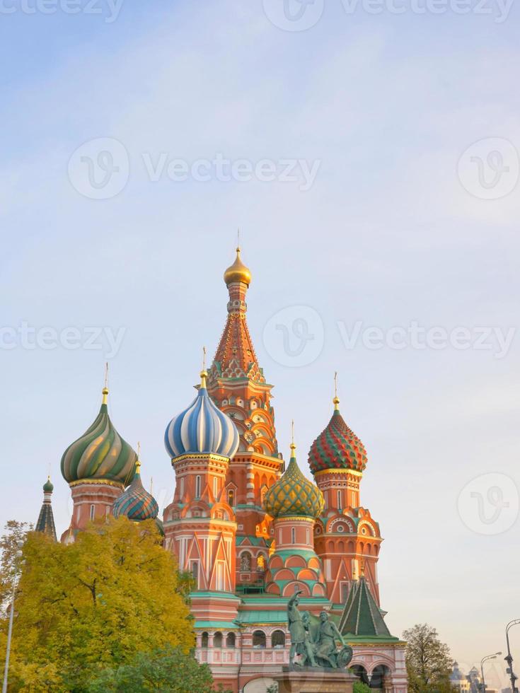 St. Basil's Cathedral in Red Square Moscow Kremlin, Russia photo