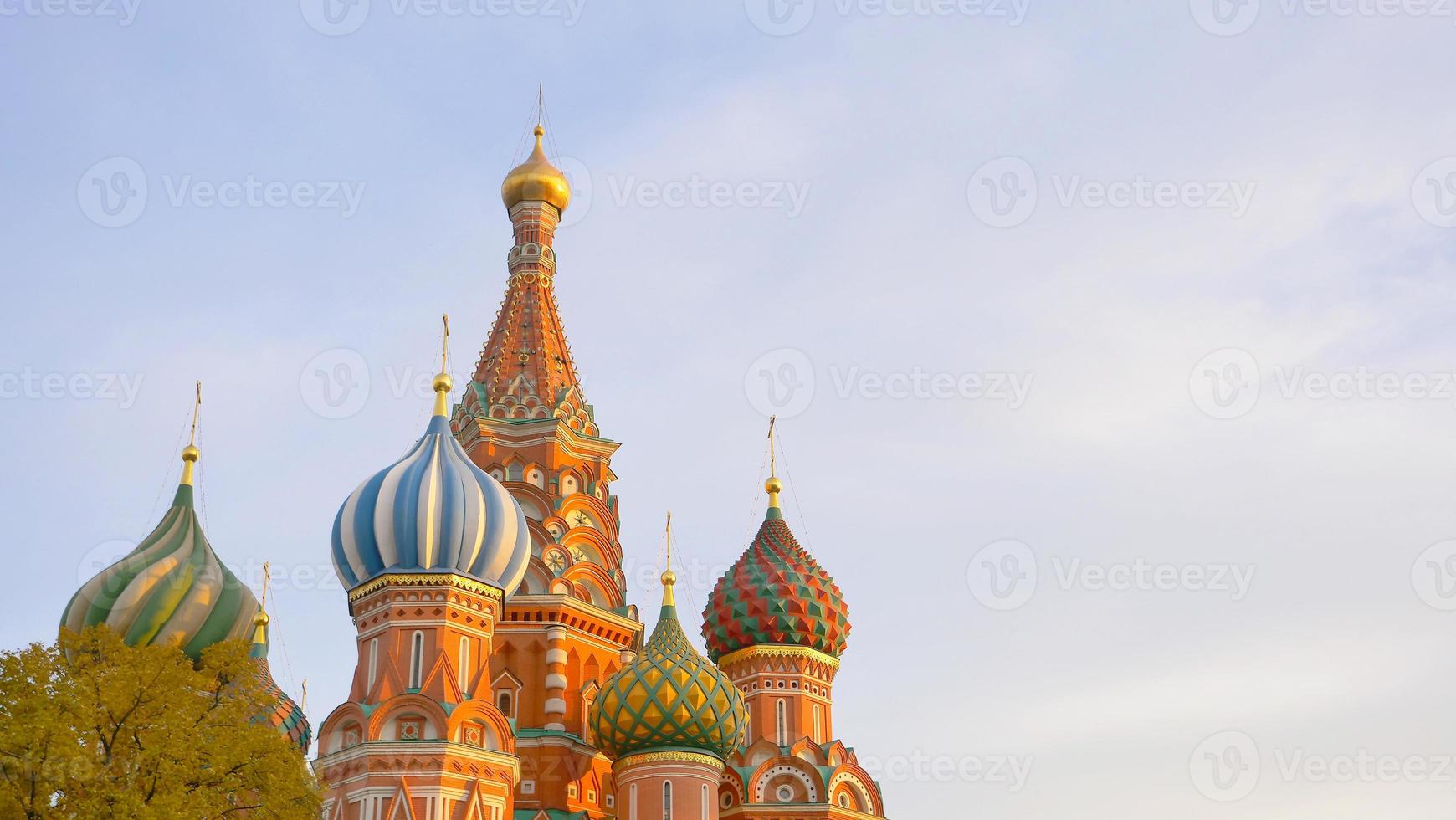 St. Basil's Cathedral in Red Square Moscow Kremlin, Russia photo