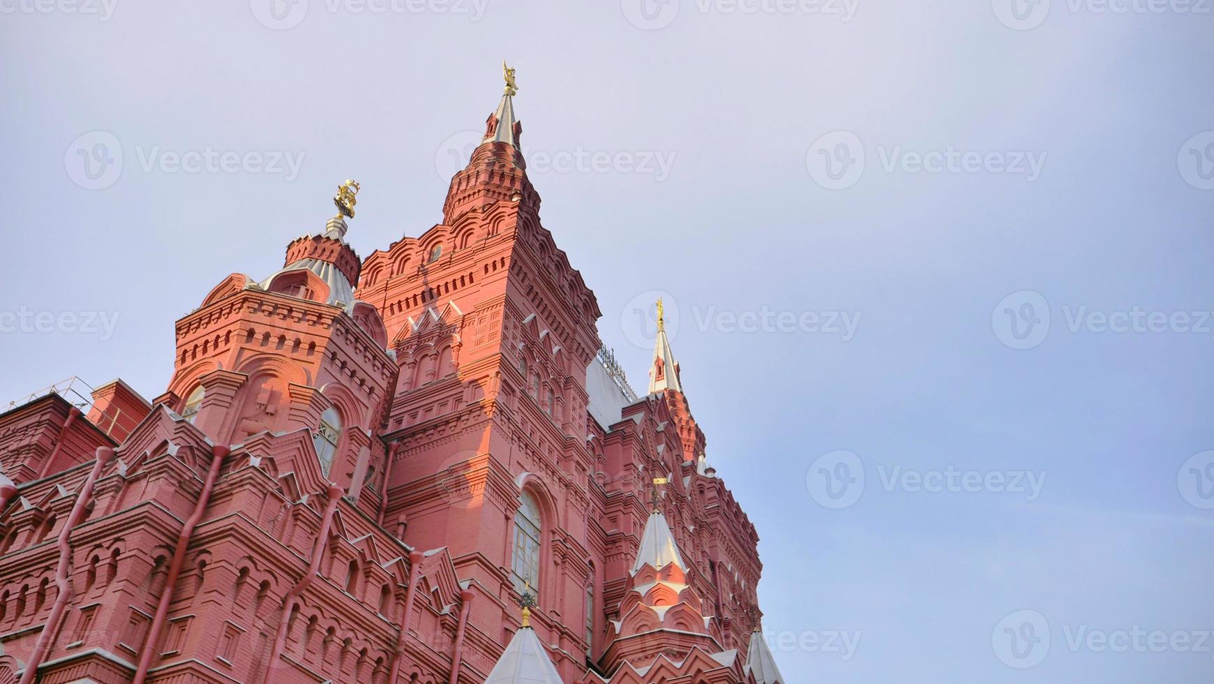 lugar de viaje arquitectura de la iglesia plaza roja kremlin de moscú, rusia foto